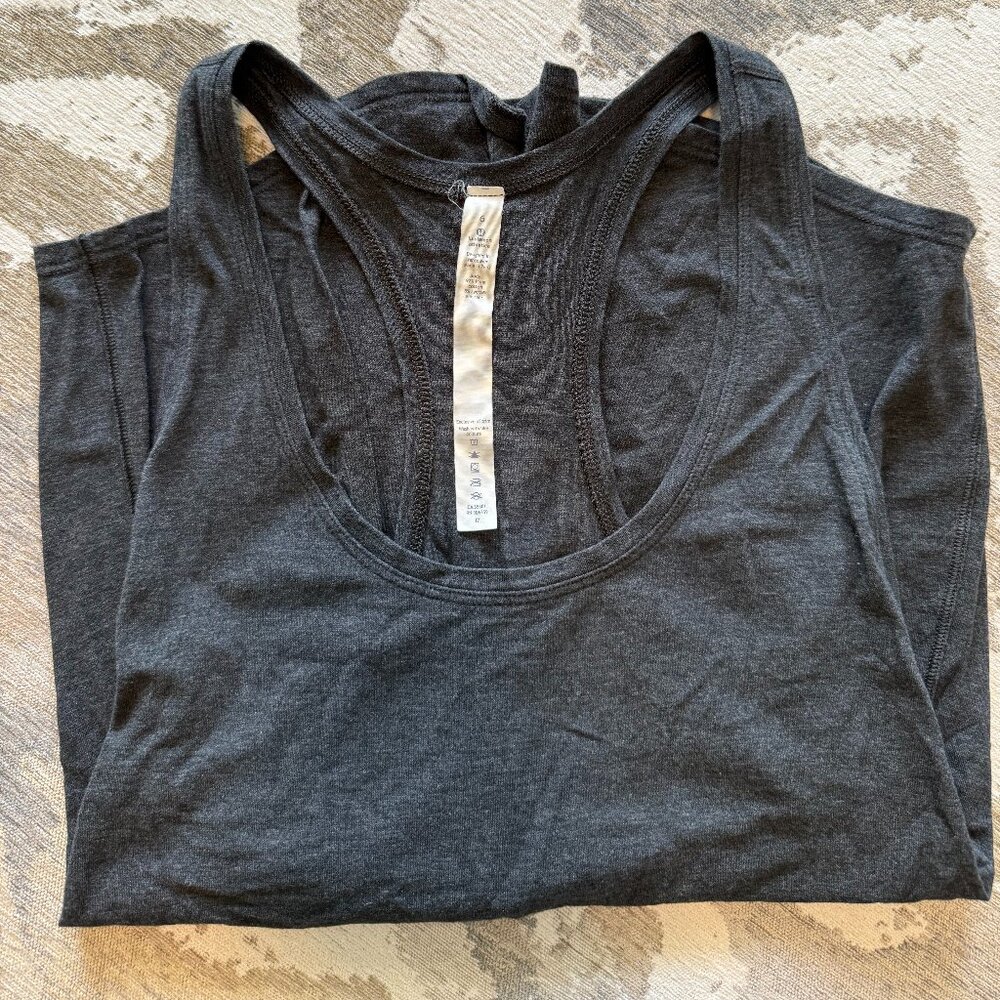 lululemon Love charcoal grey tank top
